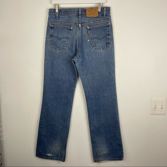 FREE HOOVER VINTAGE REPURPOSED LEVI’S JEANS - Picture 3 of 10